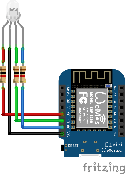 Control a Wemos using an application on your PC - esp8266 learning