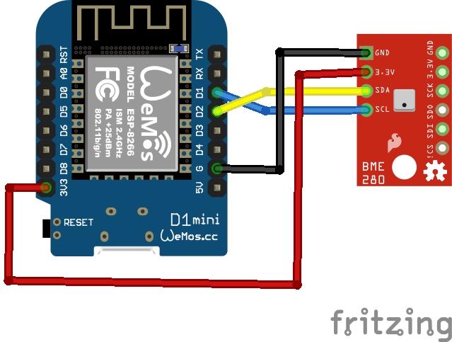 esp8266 and bme280