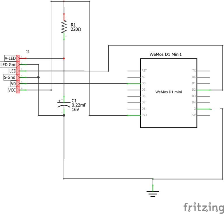 Wemos and dust sensor example esp8266 learning